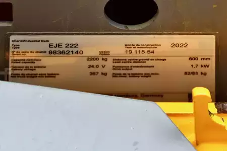 Elektrische palletwagens 2022  Jungheinrich EJE 222 LI-ION (7)