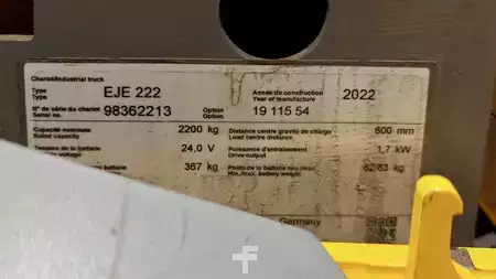 Elektrische palletwagens 2022  Jungheinrich EJE 222 LI-ION (7)