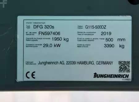 Diesel Forklifts 2019  Jungheinrich DFG 320s 500 DZ (11)
