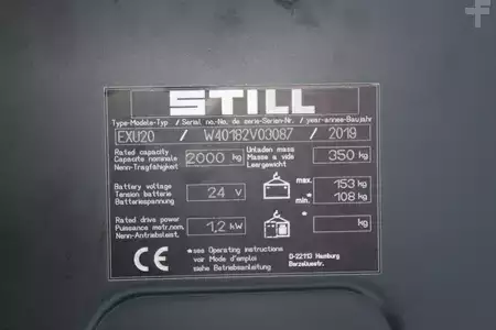 Lavtløftende truck 2019  Still EXU 20-S LI-ION (8)