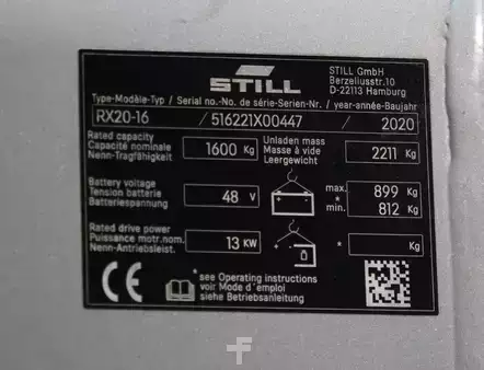 El truck - 3 hjulet 2020  Still RX 20-16 LI-ION (10)