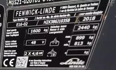 Eléctrico - 3 rodas 2018  Linde E16-02 (8)