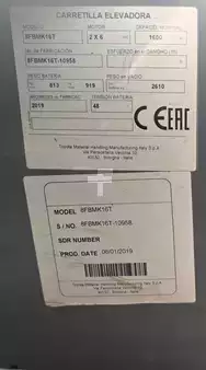 Elektryczne 4-kołowe 2019  Toyota 8FBMK16T (12)