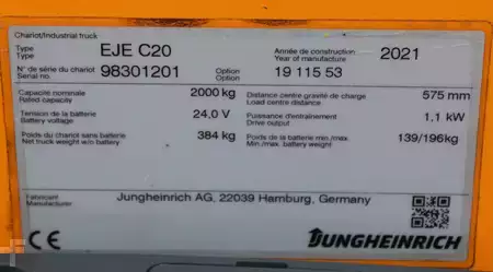 Transpallet elettrici 2021  Jungheinrich EJE C20 (7)