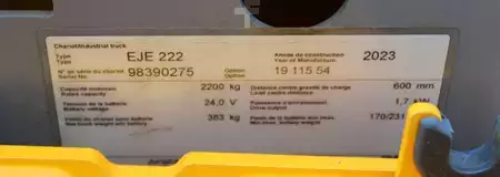Låglyftare El 2023  Jungheinrich EJE 222 (7)