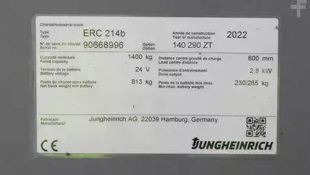 Ledstaplare 2022  Jungheinrich ERC 214b 290 ZT (9)
