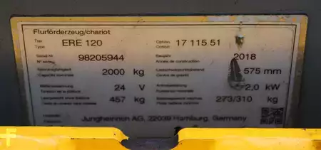 Låglyftare El 2018  Jungheinrich ERE 120 (7)