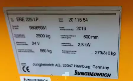 Låglyftare El 2013  Jungheinrich ERE 225 (7)