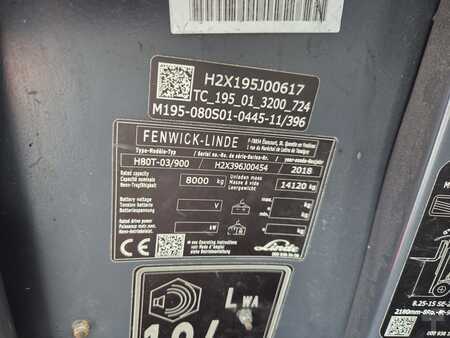 Wózki gazowe 2018  Linde H80T-03/900 (8)