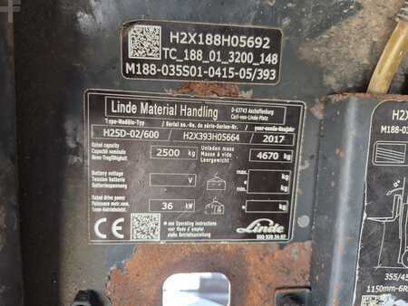 Diesel heftrucks 2017 Linde H25D-02/600 (4)