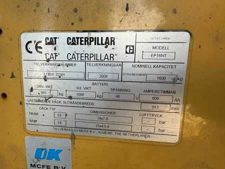 Elettrico 4 ruote  CAT Lift Trucks EP 16 NT broken charger (5) 
