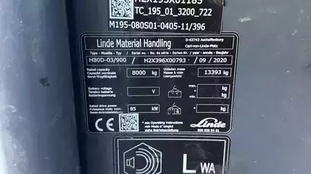 Dieselstapler 2020  Linde H80D/900 (6)