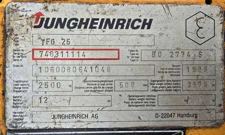 Dieselstapler 1995  Yale Jungheinrich TFG 25 Gas Stapler Frontstapler (11)