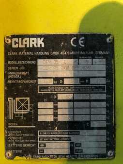 4-wiel elektrische heftrucks 1997  Clark CEM 35 (4)
