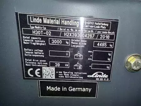 Chariots élévateurs GPL 2016  Linde H30T-02 (5)