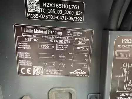 Chariots élévateurs diesel 2017  Linde H25T-02 (5)