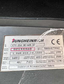 Tolóoszlopos targonca 1999  Jungheinrich ETV216 (21)