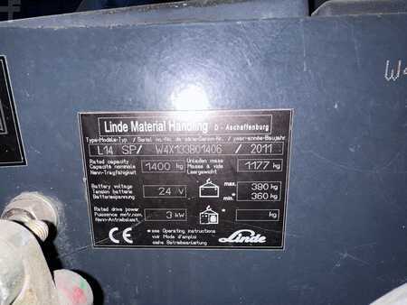Ruční vysokozdvižný vozík 2011  Linde L14 SP 133 (12) 