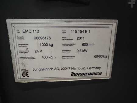 Wózek wysokiego podnoszenia 2011  Jungheinrich EMC 110 (10)