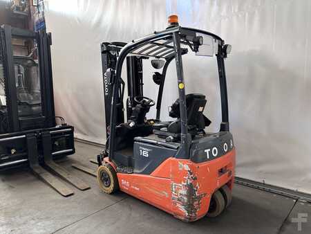 El truck - 3 hjulet 2019  Toyota 8FBEK16T Lithium Ionen Batt (7)