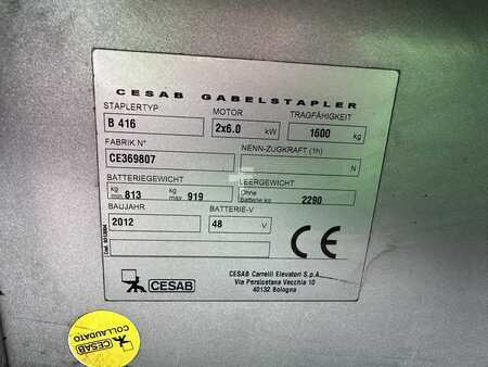 Elektrisk- 3 hjul 2012  Cesab B416  Batterie 2021 (17)