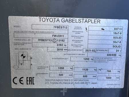 Chariots électriques à 3 roues 2021  Toyota 7FBEST13 (14)