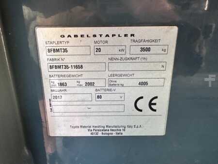 Elektro 4 Rad  Toyota 8FBMT35-11658 BREITES ZVG BATT 2023 (11)