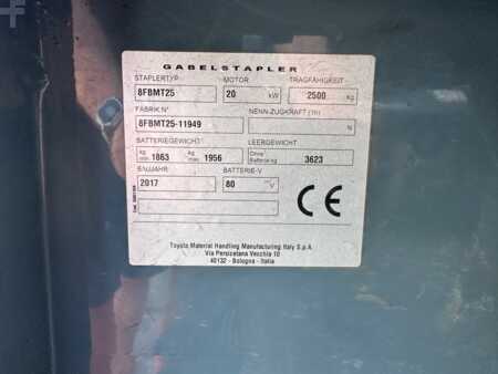 Elektro 4 Rad  Toyota 8FBMT25 DZH Triplex ZVG (13)