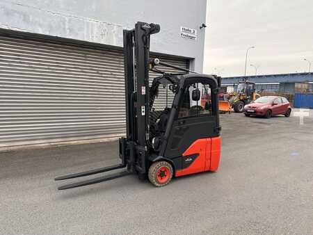 Elektro 3 Rad 2018  Linde E16C-02 Waage Vollkabine DZH (3)