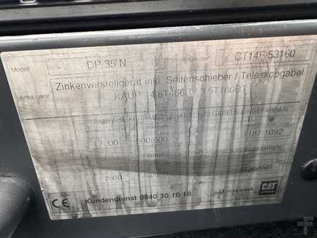 Dieseltrukki 2014  CAT Lift Trucks DP35N 5Vent. ZVG & Ausschub Gabeln (22)