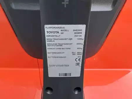 Hochhubwagen 2021  Toyota SWE200D 2021 Doppelstock (7)