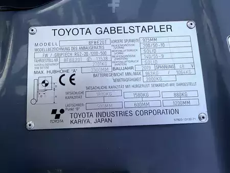 Elektro 3 Rad  Toyota 8FBE20T Duplex DZH Nur 2711BH (10)