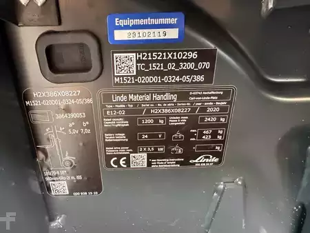 Elektro 3 Rad 2020  Linde E12-02 Client ready - low hours (4)