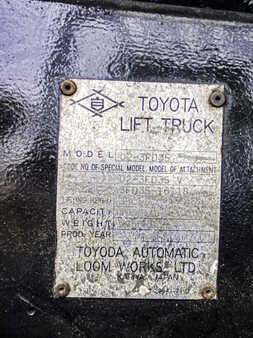 Carretilla elevadora diésel 1987  Toyota 02-3FD35 (15)