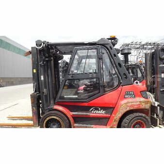 Carretilla elevadora diésel 2012  Linde h80d (2)