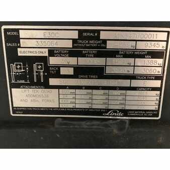 Eléctrica de 4 ruedas 2007  Linde e30c (9)