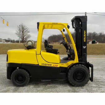 Propane Forklifts 2010  Hyster h120ft (1) 