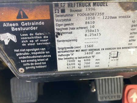 Dieselový VZV 1996  Hyster H 7.00 XL (37)