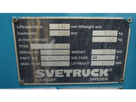 Container truck 2005  Svetruck 16CS 5H Empty container handler (13)