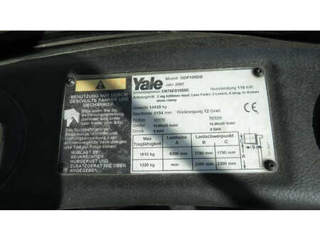 Dieselstapler 2007  Yale GDP 100 DB (24)