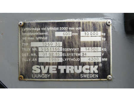 Diesel gaffeltruck 1989  Svetruck 1060-30 (22)