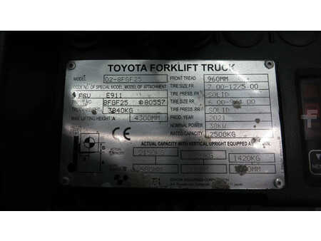 Treibgasstapler 2021  Toyota 02-8FGF25 (16)