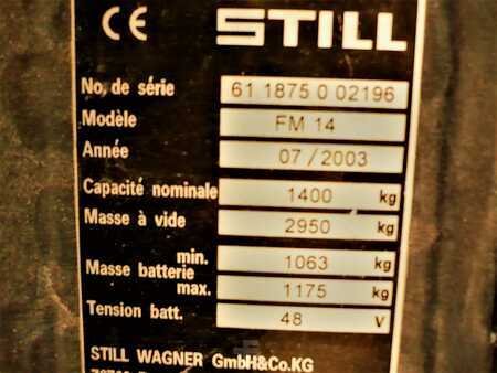 Chariots à mât rétractable 2003  Still FM 14 (7)