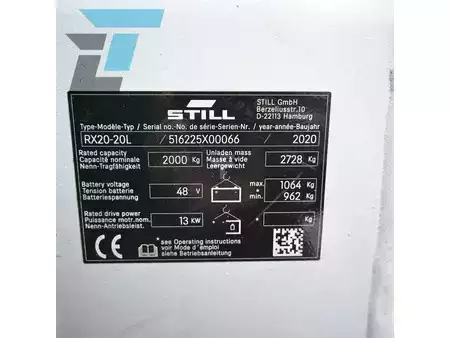 3-wiel elektrische heftrucks 2020  Still RX20-20L Elektrische heftruck (13)