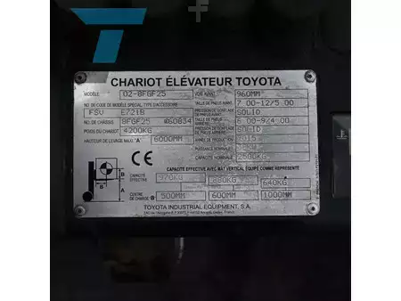 Gas gaffeltruck 2015  Toyota 02-8FGF25 LPG Heftruck (14)