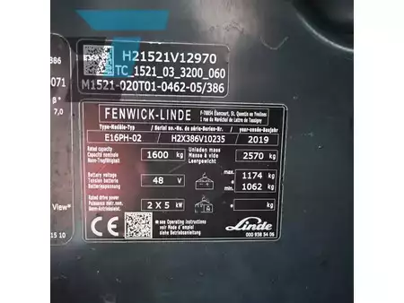 Elektro 4 Rad 2019  Linde E16PH-02 Elektrische heftruck (15)