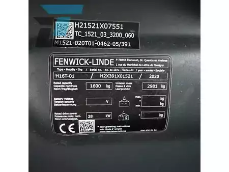 Carretilla elevadora GLP 2020  Linde H16T-01 LPG Heftruck (15)