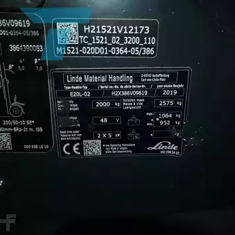 Elektro tříkolové VZV 2019  Linde E20L-02 (15)