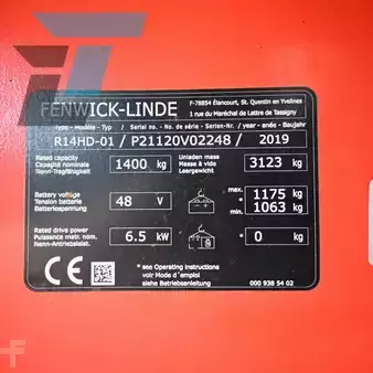 Skjutstativtruck 2019  Linde R14HD-01 (17)