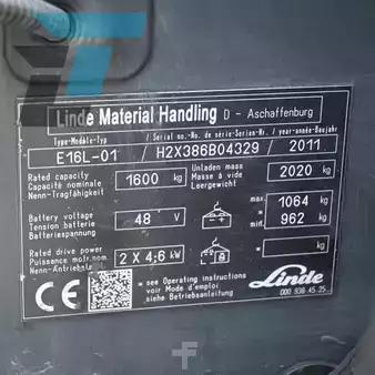 Elektro tříkolové VZV 2011  Linde E16L-01 (15)